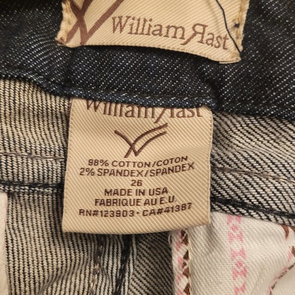 NWOT William Rast Savoy Regular Rise Trouser Jeans 26 - Picture 7 of 9